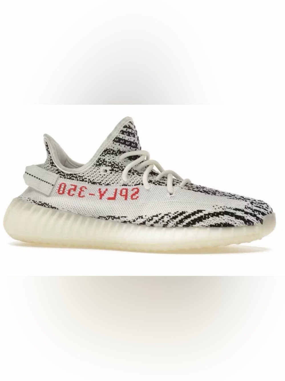 Yeezy Boost 350 V2 White Black with Red SPLY-350